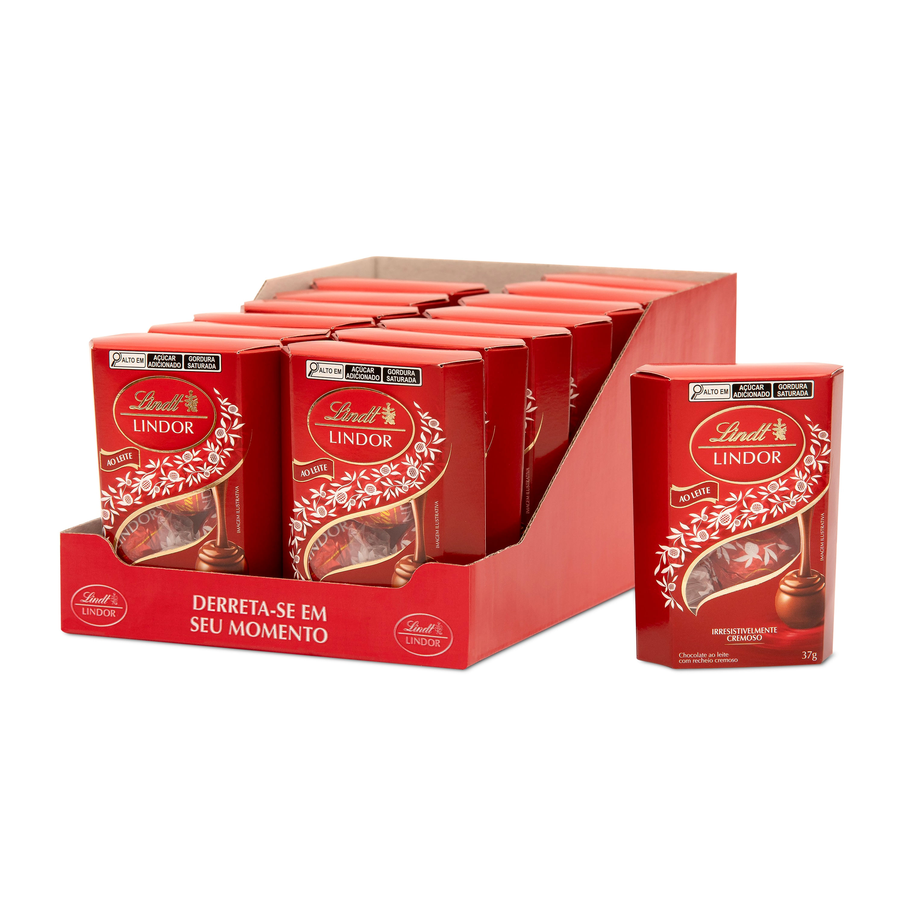 LINDOR Caixa de Trufas ao leite 37,5g | Lindt